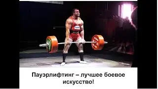 The best martial art is powerlifting!)