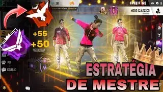 A MELHOR ESTRATÉGIA PARA PEGAR MESTRE RÁPIDO!! FREE FIRE