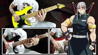 Tengen Uzui Theme | Demon Slayer (Kimetsu No Yaiba) | Metal Guitar Cover
