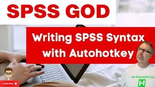 Writing SPSS Syntax with AutoHotkey