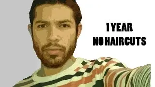 One year without a haircut/ Un año sin cortes de cabello