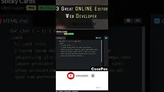 Best Online Code Editor || Web Developer 