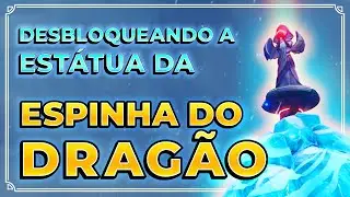 Como desbloquear a Estátua dos Sete na Espinha do Dragão | Genshin Impact | Novo Mapa de Gelo!
