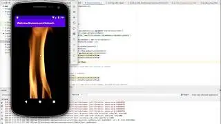 Android WebView with screen saver example
