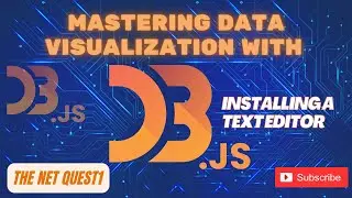 Mastering Data Visualization with D3.js | D3.js Installing a Text Editor