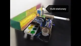 Easy cardboard multi-stationary box
