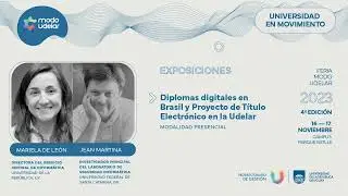 Diplomas digitales en Brasil y Proyecto de Título Electrónico en la Udelar