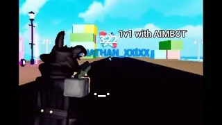 So I 1v1ed AIMBOT (Not the hacks lol) /Mad City/Roblox