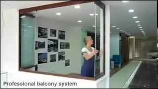 Раздвижное остекление на балконе