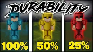 MINECRAFT DURABILITY ARMOR TEXTURE PACK FOLDER (10 PACKS)