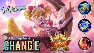 Chang'e High Damage Mage- (MVP). (14 Kills- 14 Assists).