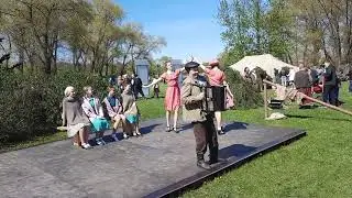 Выступление баяниста