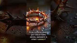 ЕСЛИ Господь МНОГО РАЗ СПАСАЛ ВАШУ Жизнь, НАПИШИТЕ В ОТВЕТ «АМИНЬ»!
