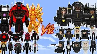 NEW CAMERAMAN vs SKIBIDI TOILET - SKIBIDI TOILET V9 UPGRADE | MINECRAFT PE BATTLE