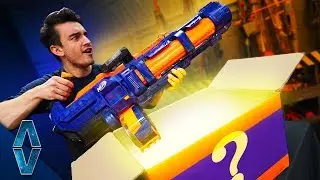 NERF Mystery Box Challenge!