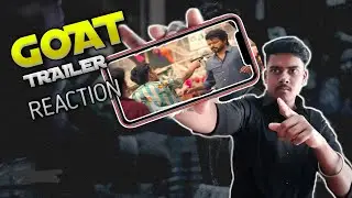 Vijay Thalapathy is the GOAT [Official Trailer] REACTION In HINDI
