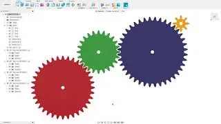 How I Design Gear Trains in Fusion 360, Four Gear Example.