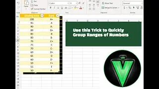 👨‍👨‍👦 How to Use LOOKUP in Excel to Assign Letter Grades | Group Numbers into Ranges