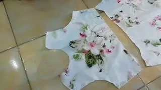 Menjahit Dress Anak Full Furing