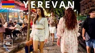 1,000,000 Tourists in Yerevan! 🇦🇲 | Sunday Midnight Walking Tour 4K