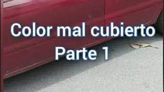 Problema de acabado color mal cubierto parte 1