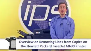HP M630 - Removing Lines from Copies
