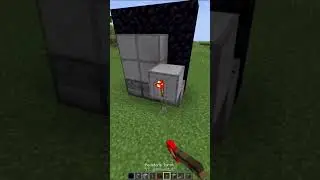 Minecraft: Automatic nether portal! #Shorts