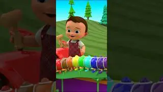 #Shorts Little Baby Fun Play Learn Colors for Children with Caterpillar Balls | Colorful Slider