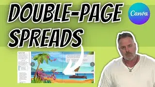 PAGE BLEED and DOUBLE PAGE SPREADS for Books in CANVA 📘