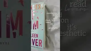 convincing you to read book based on it’s aesthetic ✨| Reminders of him
