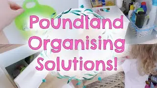 Budget organising solutions | Poundland hacks to organise your life!