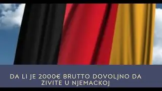 Da li je 2000€ Brutto dovoljno da zivite u Njemackoj u 2024?