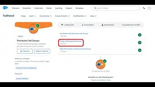 Create a Permission Set Group | Permission Set Groups | Trailhead | Salesforce | Virtual Internship