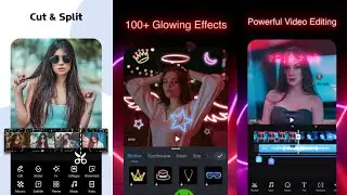 GoCut -  FREE Glowing Effect Video Editor | How to use GoCut