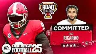 4-Star WR Commits to GEORGIA! College Football 25 Road to Glory