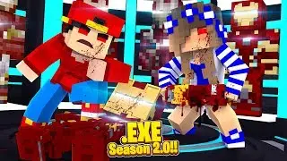 Minecraft .EXE 2.0 - ROPO .EXE & CARLY .EXE DEFEAT & INFECT IRON-MAN!!