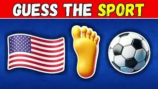🎮 Guess the Sport by Emoji! 🏀⚽ Ultimate Emoji Quiz Challenge 2025 | Fun Sports Trivia Game
