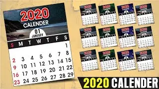 How to Make 2020 Calander in CorelDRAW