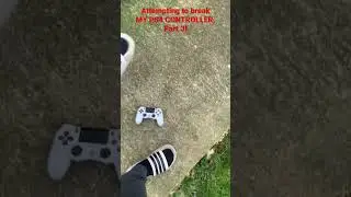 No context, just me breaking my controller. 🤣 #ps4 #playstation #sony #controller #destruction