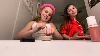 Grwm for bed.  (With my friend/sleepover)