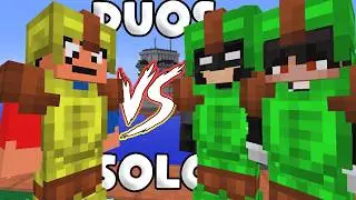 Jugue SOLO vs DUOS en BEDWARS  (Pokeito Universocraft)