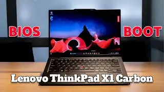تعديل إعدادات البيوس في لابتوب Lenovo ThinkPad X1 Carbon