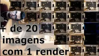 Como fazer varias imagens com um render só (corona x v-ray) (PAM  3ds max 13)