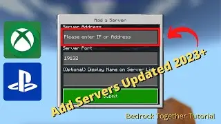*Updated 2023* How to add servers on Xbox and Playstation!
