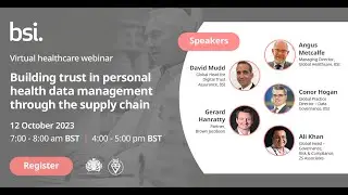 Building trust in personal health data management through the supply chain