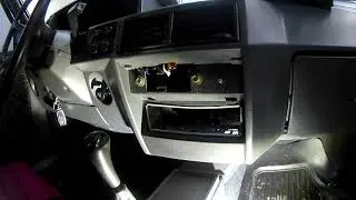 Tavria - how to remove the heater control panel