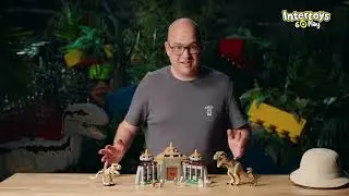 LEGO UNBOXING LEGO Jurassic Park bezoekerscentrum: T. Rex & Raptor aanval 76961
