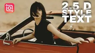 How To Create 2.5D Style Text Animation With Inshot | Motion Graphics In Mobile