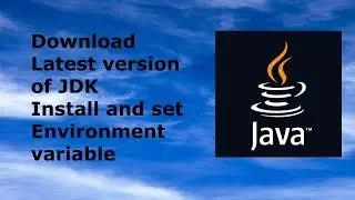 Latest JDK Download and Installation for Windows