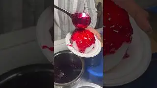Gulab Gulakand Ice Gola 😍 Loaded with Malai Rabdi Dryfruits #streetfood #shorts #youtubeshorts